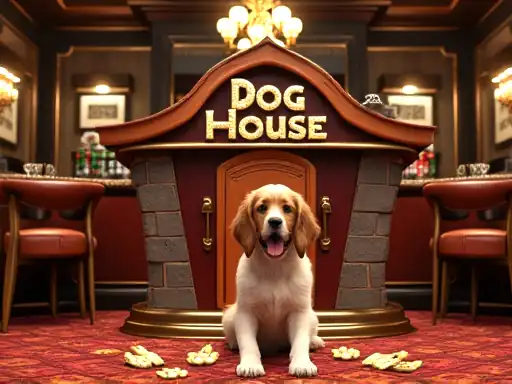 The Dog House pokie artwork at Ignition Casino